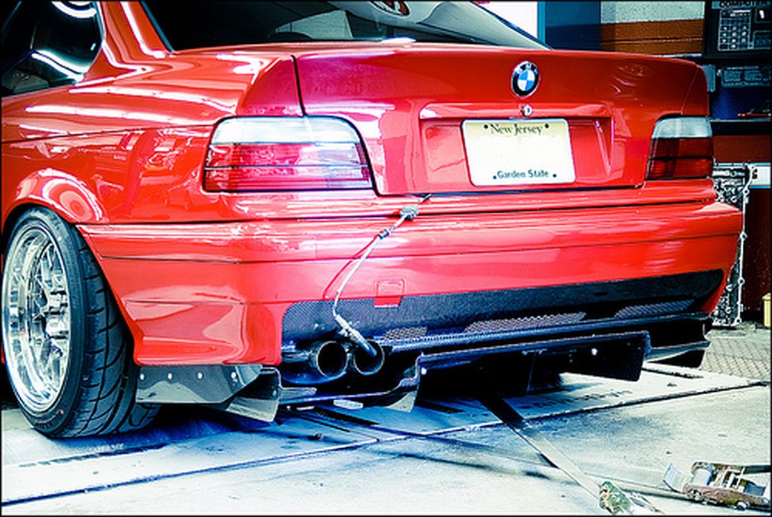bmw e36 M3 rear bumper diffuser performance cover durable aluminium